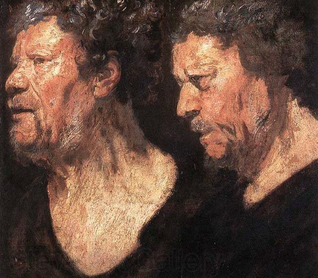 Jacob Jordaens Studies of the Head of Abraham Grapheus